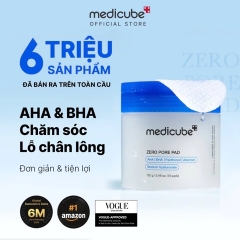 Toner Pad Hỗ Trợ Thu Nhỏ Lỗ Chân Lông, Mềm Mịn Da Medicube Zero Pore Pad 2.0 (70 Miếng) (Mẫu Mới) (Nhập Khẩu)
