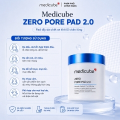 Toner Pad Hỗ Trợ Thu Nhỏ Lỗ Chân Lông, Mềm Mịn Da Medicube Zero Pore Pad 2.0 (70 Miếng) (Mẫu Mới) (Nhập Khẩu)