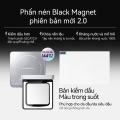Phấn Phủ Nén Carslan 2.0 Black Magnet Soft Focus Powder 8g (Vỏ Trắng) - 02 Siêu Kiềm Dầu