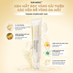 Kem Dưỡng Mắt Sur.Medic Cải Thiện Nếp Nhăn, Mờ Thâm Perfection 100™ All In One Facial Eye Cream 35ml