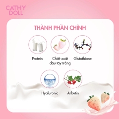 Tẩy Tế Bào Chết Toàn Thân Cathy Doll White Milk Shine 320ml