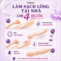 Kem Tẩy Lông Velvet Nga 100ml