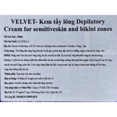 Kem Tẩy Lông Velvet Nga 100ml