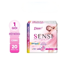 Băng Vệ Sinh Diana Sensi Siêu Mỏng Khô Thoáng Cho Da 23cm (Ban Ngày)