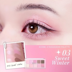 Bảng Phấn Mắt 10 Ô Odbo Iconic Eyeshadow Palette 7g