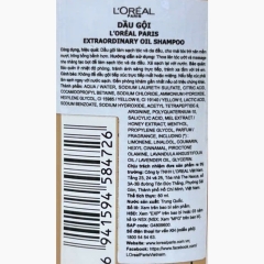 Dầu Gội Dưỡng Tóc Suôn Mượt Tóc Cao Cấp L'Oreal Extraordinary Oil Smooth