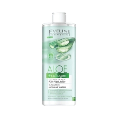 Nước Tẩy Trang Eveline Organic Aloe+Collagen Micellar Water 500ml