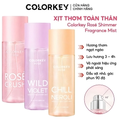 Xịt Thơm Colorkey Rosé Shimmer Fragrance Mist 100ml