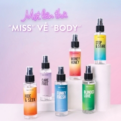 Xịt Thơm Cơ Thể The Bodymiss Hair & Body Mist 105ml