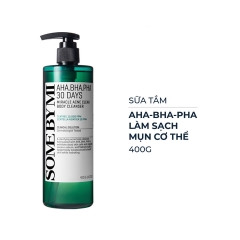 Sữa Tắm Giảm Mụn Some By Mi AHA-BHA-PHA 30 Days Miracle Acne 400g