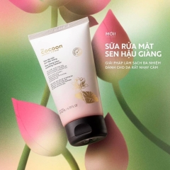 Sữa Rửa Mặt Sen Hậu Giang Cocoon Lotus Soothing Cleanser 140ml