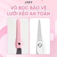 Kéo Tỉa Mày, Cắt Lông Mi Jary Eyebrow Scissors (Hồng)