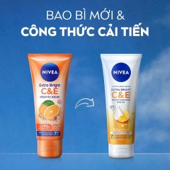 Sữa Dưỡng Thể Nivea Dưỡng Sáng Da 50X VitC Vitamin Body Serum 170ml