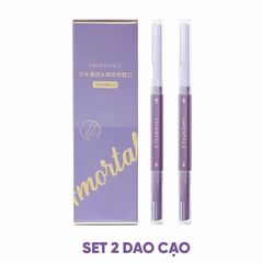 Dao Cạo Lông Mày Amortals Double Headed Maccro Eyebrow (Mẫu Mới)