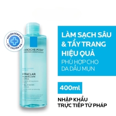Nước Tẩy Trang La Roche-Posay Cho Da Dầu, Nhạy Cảm Eau Micellaire Ultra Oily Skin (Nhập Khẩu)
