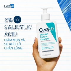 Sữa Rửa Mặt Ngừa Mụn Dành Cho Da Dầu Da Mụn Cerave Blemish Control Cleanser