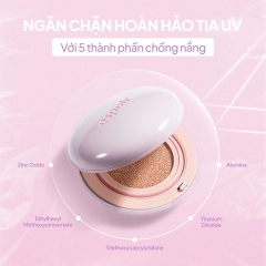 (HSD 04/2027) Phấn Nước Chống Nắng Nâng Tone Espoir Dewlike Jello Tone Up SPF50+ 15g - Snow Blue [Kèm Túi Pouch]