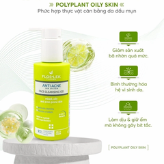 Sữa Rửa Mặt Ngừa Mụn Floslek Anti Acne System Face Cleansing Gel 125ml (Nhập Khẩu)