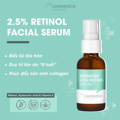 Tinh Chất Hỗ Trợ Làm Trẻ Hóa Da Cosmedica Advanced Retinol Serum 2.5% 30ml