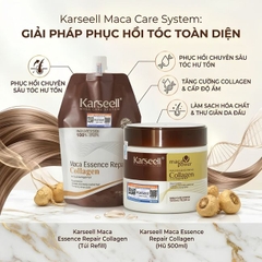 Kem Hấp Ủ Tóc Collagen Karseell Maca Care System 500ml (Dạng Hủ)