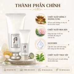 Set Sữa Rửa Mặt Whoo Brightening Foam Cleanser Special Set 180ml + 40ml