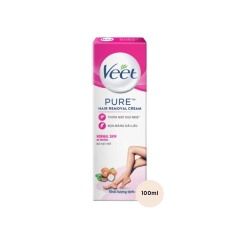 Kem Tẩy Lông Veet Pure Hair Removal Cream Legs & Body 100ml