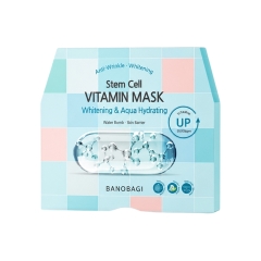 Mặt Nạ Giấy Banobagi Stem Cell Vitamin Mask Whitening & Aqua Hydrating 30g (Nhập Khẩu)