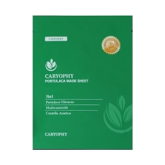 Mặt Nạ Trị Mụn Caryophy Làm Giảm Mụn, Thâm & Dưỡng Ẩm Da Portulaca Mask Sheet 3 In 1 22g