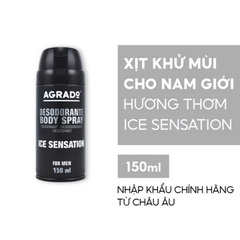 Xịt Khử Mùi Nam Hương Nước Hoa Agrado 150ml