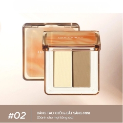 Phấn Bắt Sáng Và Tạo Khối Judydoll Highlight & Contour (Mini 2g) - 02