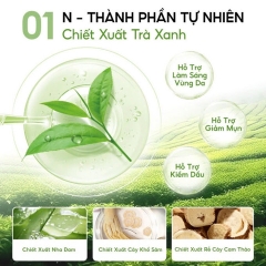 Mặt Nạ Trà Xanh Colorkey Luminous Purifying Facial Mask 25ml