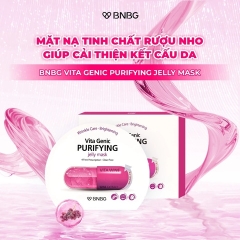 Mặt Nạ Giấy Tinh Chất Rượu Nho BNBG Purifying Jelly Mask Vita Wine Cải Thiện Kết Cấu Da