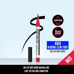 Kẻ Mắt Nước Maybelline New York Tattoo Liner 48H Liquid Pen 7ml