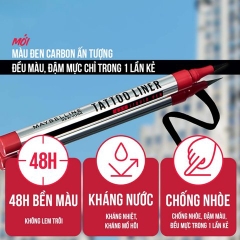 Kẻ Mắt Nước Maybelline New York Tattoo Liner 48H Liquid Pen 7ml