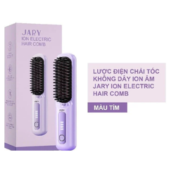 Lược Điện Chải Tóc Không Dây Ion Âm Jary Ion Electric Hair Comb