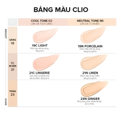 Phấn Nước 2 Lõi Clio Kill Cover Founwear The Original