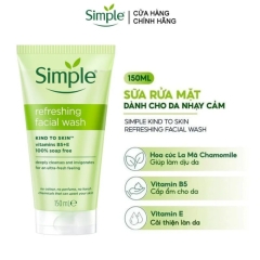 Sữa Rửa Mặt Simple Refreshing 150ml (Mẫu Mới)