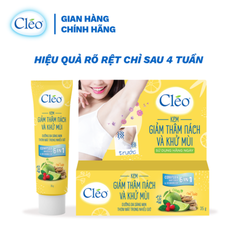 Kem Giảm Thâm Nách Và Khử Mùi Cleo Dưỡng Sáng 6 In 1 35g (Vàng)