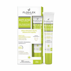 Gel Chấm Mụn Floslek Anti Acne 24h System Spot Gel For Imperfections 20ml (Nhập Khẩu)