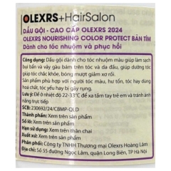 Bộ Gội Xả Olexrs Argan Oil Essence Collagen Complex Phục Hồi, Giữ Màu Tóc 2024 (Tím)