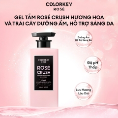 Gel Tắm Hương Hoa Hồng Ngọt Ngào Colorkey Rosé Crush Perfumed Brightening Shower Gel 400g