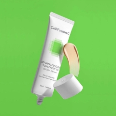 Kem Chống Nắng Kiềm Dầu Cell Fusion C Advanced Clear Sunscreen 100 SPF50+ (Xanh Lá) (Mẫu Mới)
