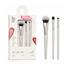 Bộ Cọ Trang Điểm Mắt Má Guoxiaoniu Rose Gold Glam Brush Set (3 Cây)