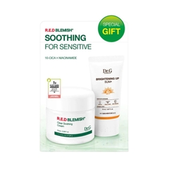 Bộ Chăm Sóc Da Dr.G R.E.D Blemish Clear Soothing Cream (Kem Dưỡng 70ml & Kem Chống Nắng 20ml)