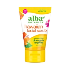 Tẩy Tế Bào Chết Mặt Alba Botanica Hawaiian Facial Scrub 113g - Pineapple Enzyme