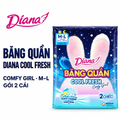 Băng Quần Diana Cool Fresh Comfy Girl M-L - 2 Cái
