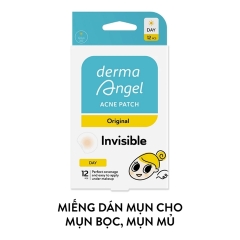 Miếng Dán Mụn Ban Ngày Derma Angel Acne Patch Original Invisible (12 Miếng)