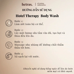 Sữa Tắm Hương Nước Hoa Hetras Hotel Therapy Body Wash 1013ml