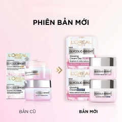Kem Dưỡng Sáng Da Ban Đêm L'Oreal Glycolic + Niacinamide Bright Glowing Cream Night
