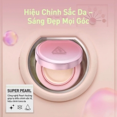 Phấn Nước Giúp Da Sáng Tự Nhiên 3CE Fitting Mesh Cover Cushion 11g